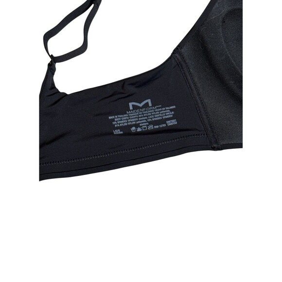 Maidenform T-shirt Demi Wireless Bra Black Large Convertible Straps Natural Lift - Picture 6 of 6